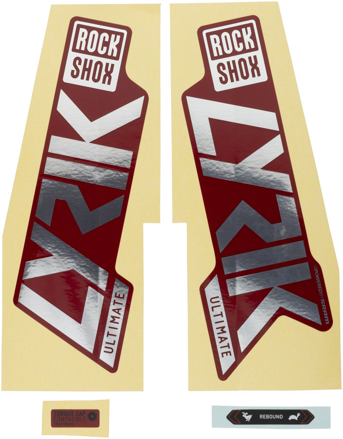 Rockshox Fork Decal Kit - Lyrik Ultimate, 27.5