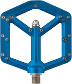 Spank Spike Pedals - Platform, Aluminum, 9/16", Blue - Pedals - Spike Pedals