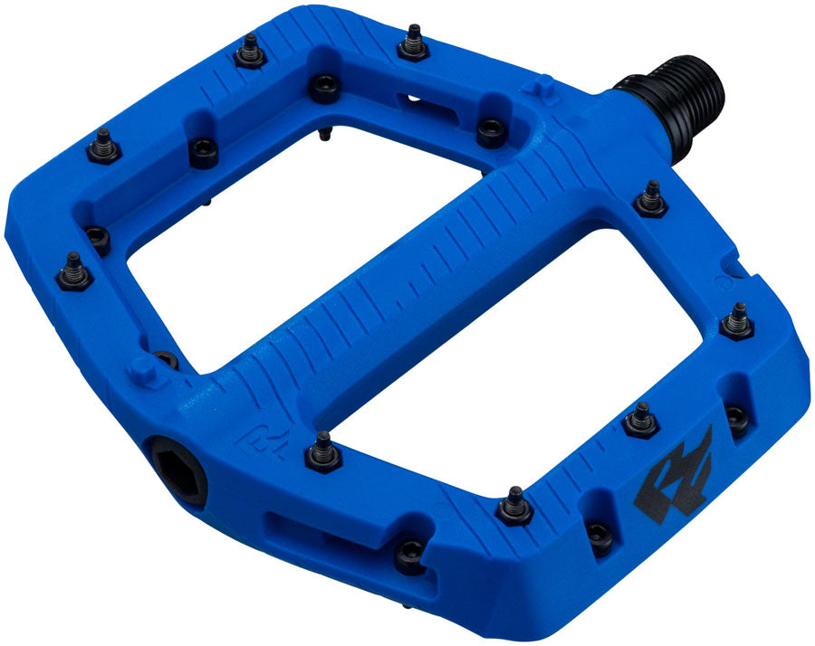 RaceFace Chester Pedals - Platform, Composite, 9/16", Large, Blue MPN: PD24COMPLBLU UPC: 821973469324 Pedals Chester Pedals