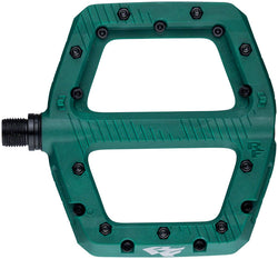 RaceFace Chester Pedals - Platform, Composite, 9/16", Large, Green - Pedals - Chester Pedals