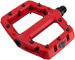 RaceFace Chester Pedals - Platform, Composite, 9/16", Small, Red MPN: PD24COMPSRED UPC: 821973469386 Pedals Chester Pedals