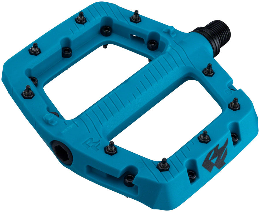 RaceFace Chester Pedals - Platform, Composite, 9/16", Small, Turquoise MPN: PD24COMPSTUR UPC: 821973469447 Pedals Chester Pedals