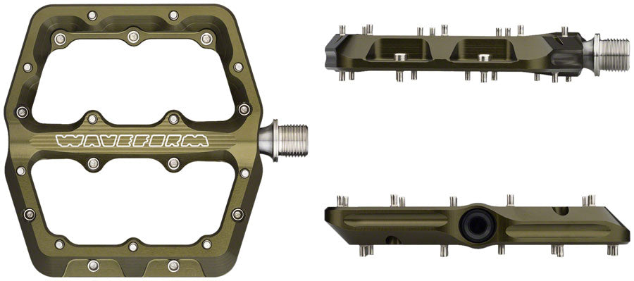 Wolf Tooth Waveform Pedals - Olive, Large MPN: PDL-WF-LG-OLV UPC: 810006807608 Pedals Waveform Pedals