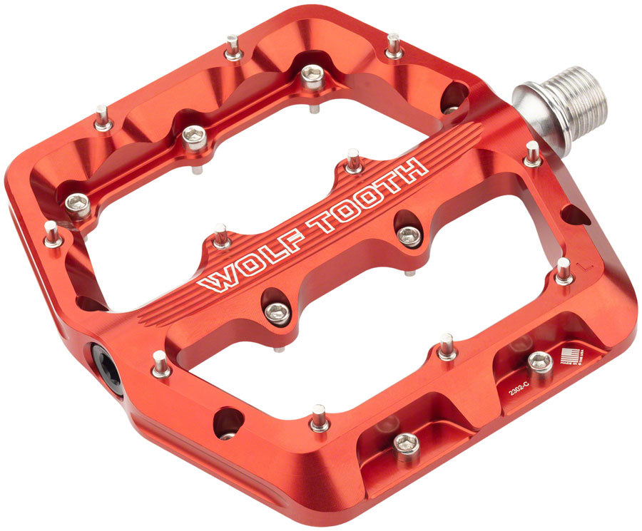 Wolf Tooth Waveform Pedals - Red, Large MPN: PDL-WF-LG-RED UPC: 810006807646 Pedals Waveform Pedals