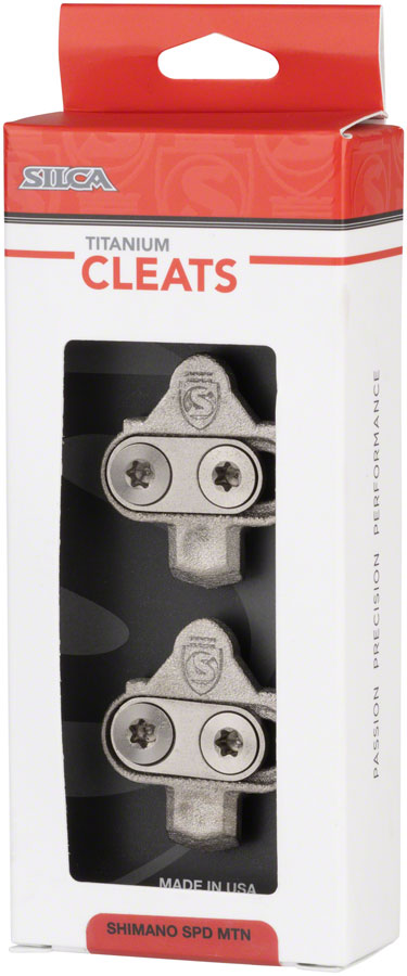 Silca 3DP Mountain Cleats - SPD MPN: AM-AC-032-ASY-0100### UPC: 810093160433 Clipless Cleat Titanium Mountain Cleats