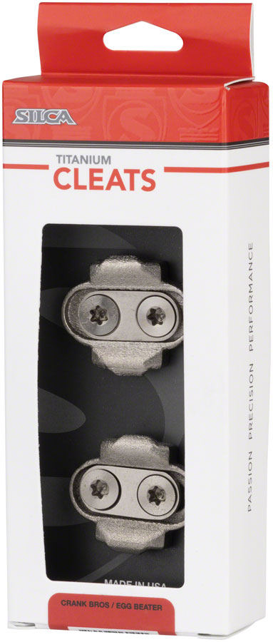 Silca 3DP Mountain Cleats - Crank Brothers MPN: AM-AC-032-ASY-0200### UPC: 810093160440 Clipless Cleat Titanium Mountain Cleats