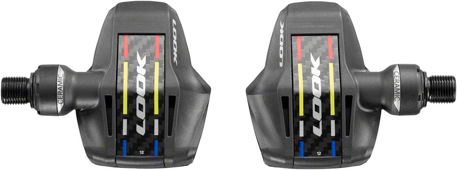 LOOK KEO Blade Carbon Ceramic Pedals - Single Sided Clipless, Chromoly, 9/16", Black, 56mm QF, 12Nm - Pedals - KEO Blade Carbon Ceramic Pedals