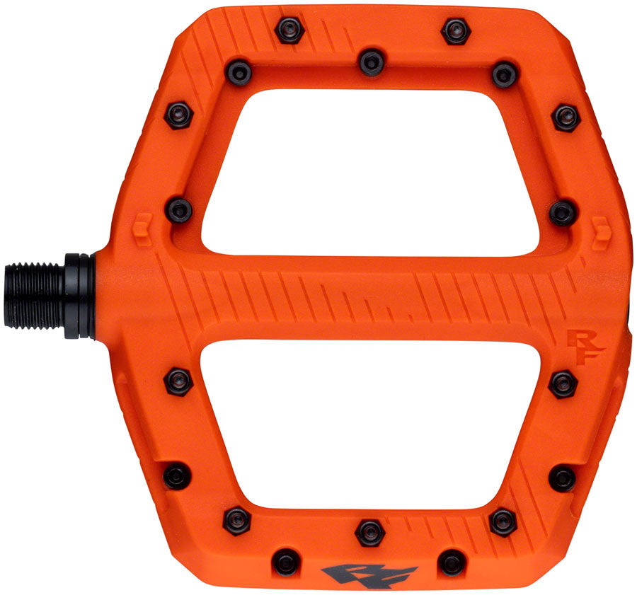 chester flat pedals RaceFace Chester Platform Pedals Orange Large