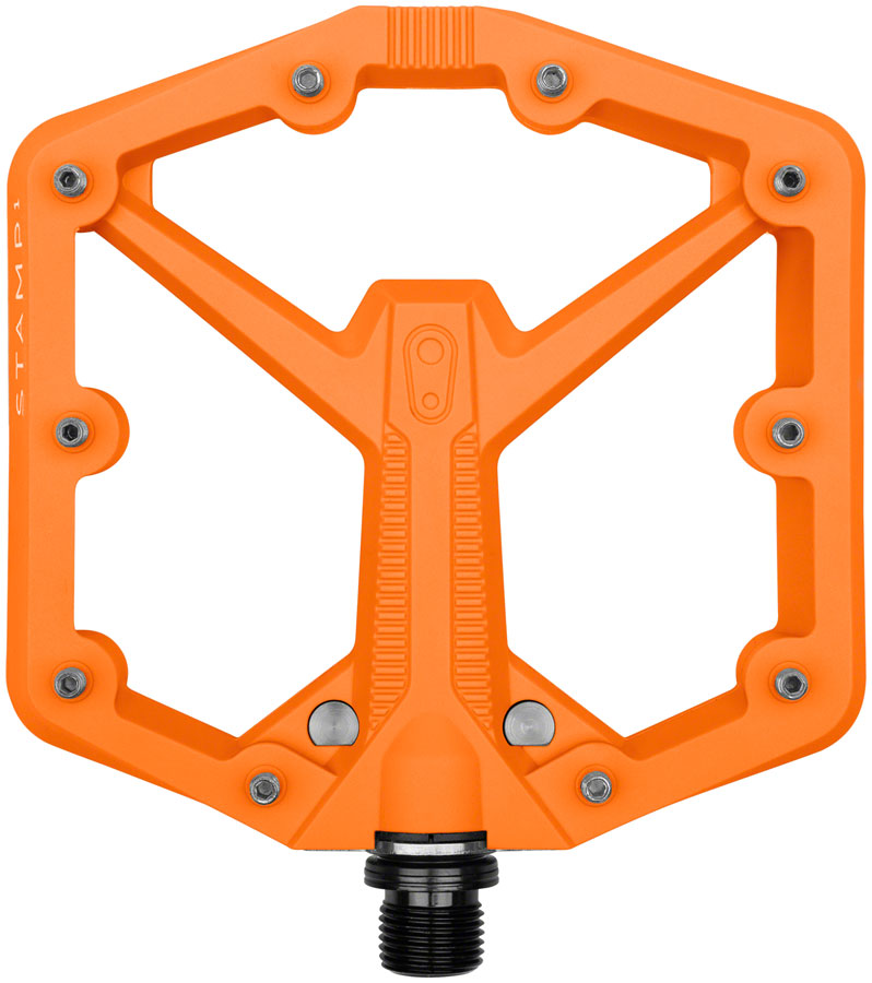 Crankbrothers Stamp 1 Gen 2 Pedals - Platform, Composite, 9/16", Orange, Large MPN: 16813 UPC: 641300168139 Pedals Stamp 1 Gen2 Pedals