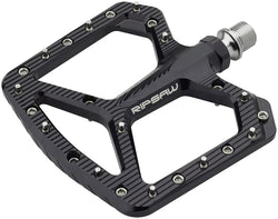 Wolf Tooth Ripsaw Aluminum Pedals - Platform, Aluminum, 9/16", Black MPN: PDL-RS-BLK UPC: 812719029254 Pedals Ripsaw Aluminum Pedals