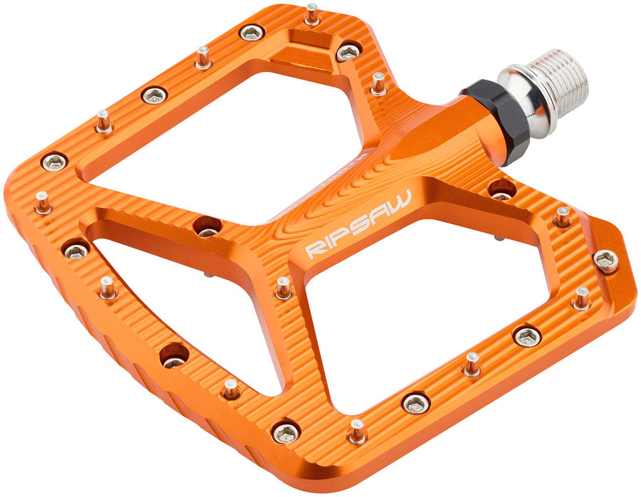 pedale orange mtb Wolf Tooth Ripsaw Aluminum Pedals