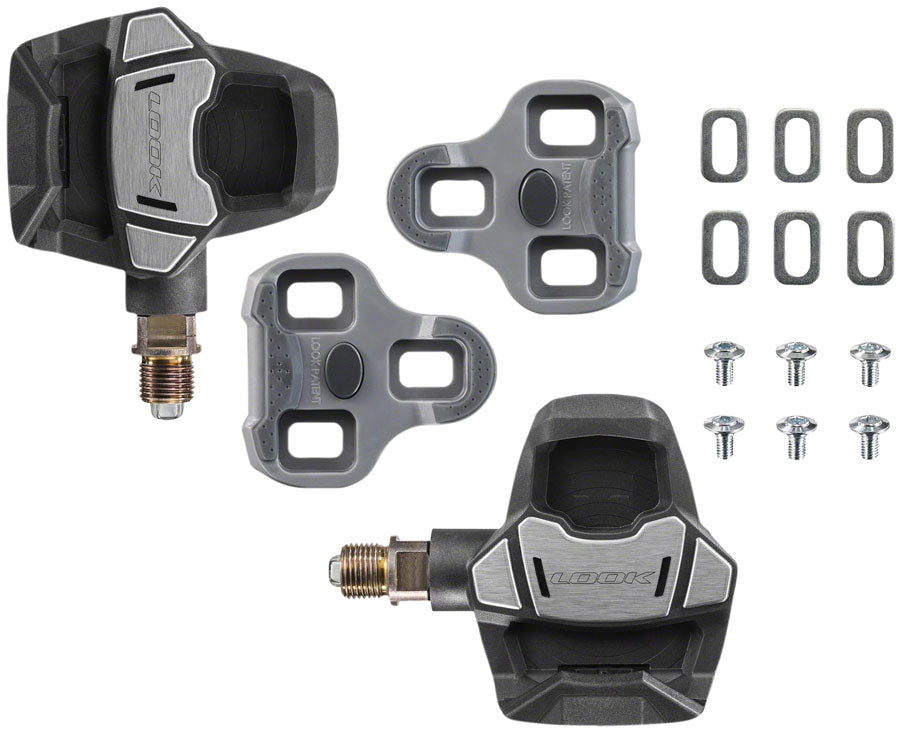 LOOK KEO BLADE Carbon Dual Power Pedals - Single Sided Clipless, Chromoly, 9/16", Black, 12Nm - Pedals - Keo Blade Dual Power Pedals