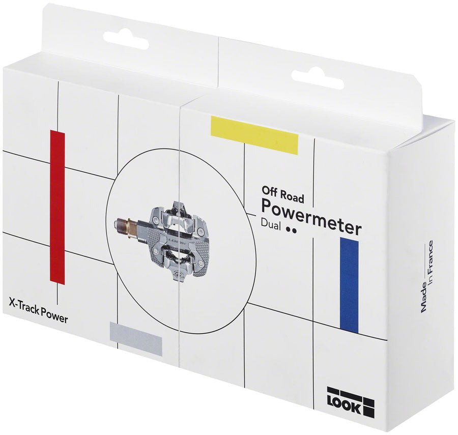 LOOK X-TRACK Dual Power Pedals - Dual Sided Clipless, Chromoly,  9/16", Silver MPN: 28665 Pedals X-Track Dual Power Pedals