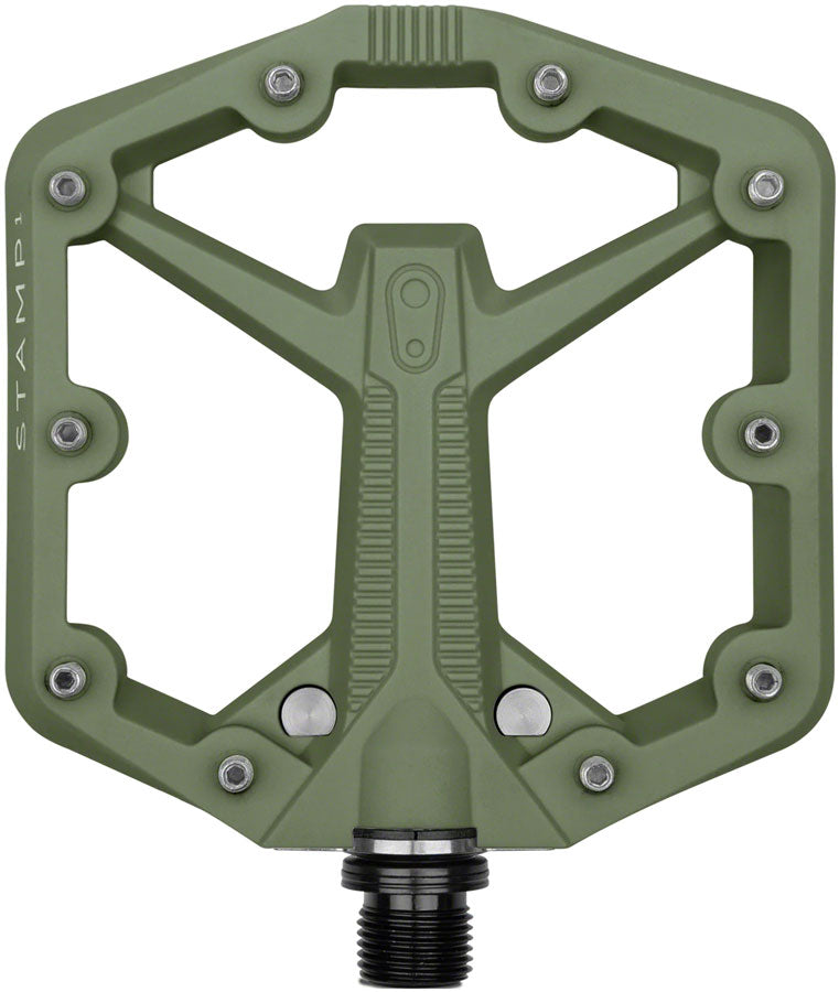Crankbrothers Stamp 1 Gen 2 Pedals - Platform, Composite, 9/16", Green, Small MPN: 16820 UPC: 641300168207 Pedals Stamp 1 Gen2 Pedals