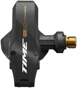Time XPRO 12SL Pedals - Single Sided Clipless, Carbon, 9/16", Carbon/Gold, QF 51, C1 - Pedals - XPRO 12 SL Pedals