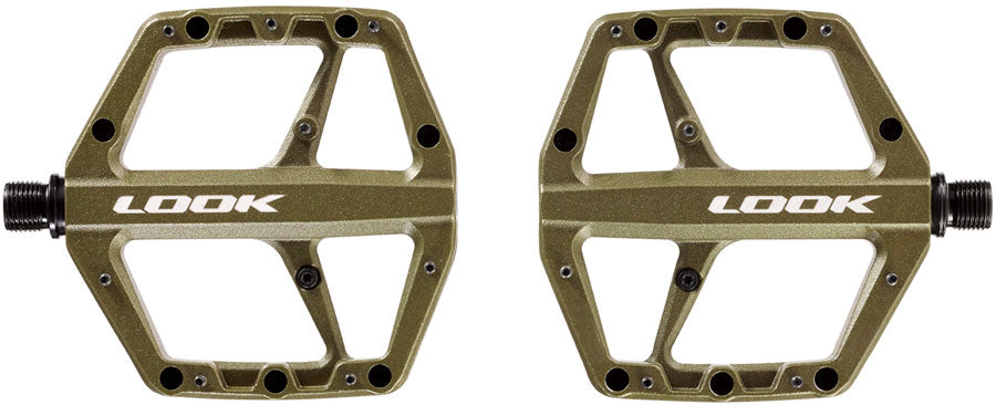 LOOK Trail Roc Pedals - Platform, 9/16", Hope Green - Pedals - Trail Roc Pedals