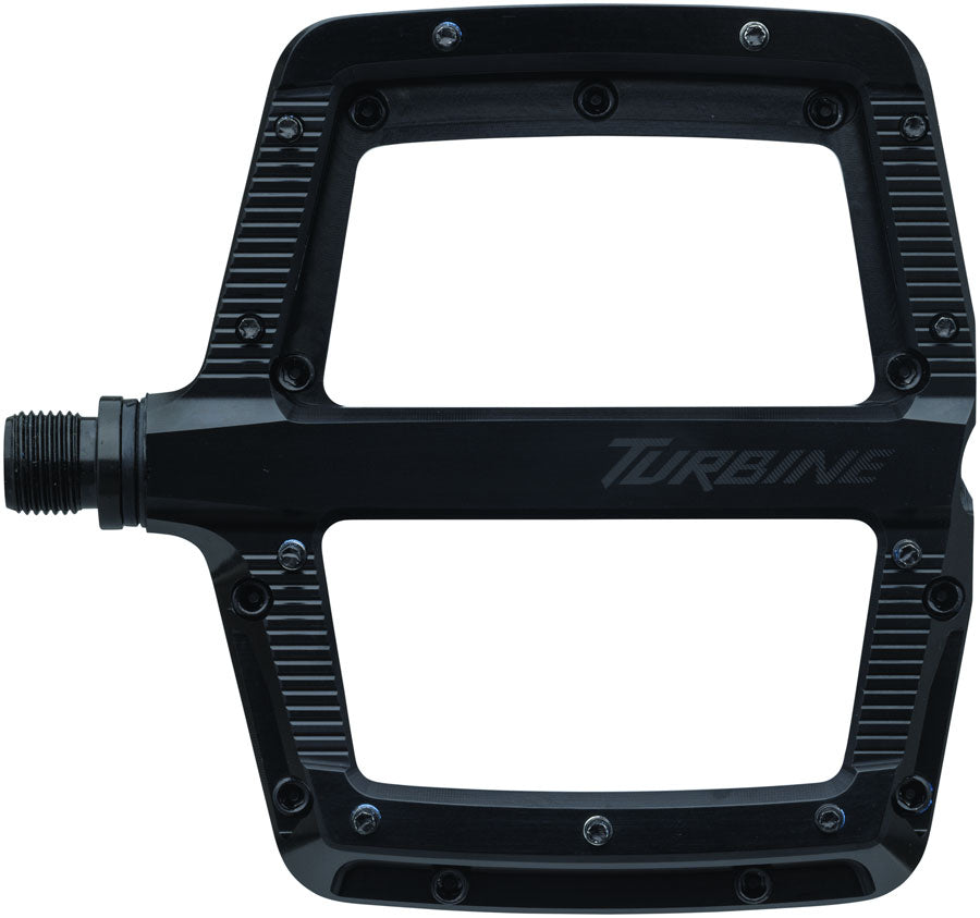 RaceFace Turbine Pedals - Platform, Aluminum, 9/16", Black - Pedals - Turbine Pedals
