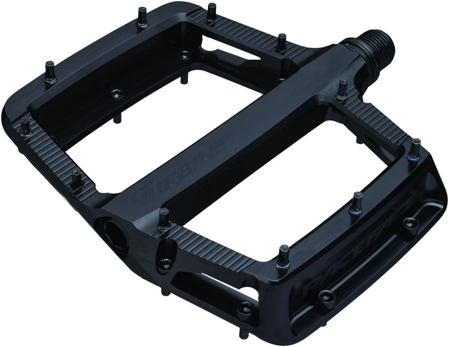 RaceFace Turbine Pedals - Platform, Aluminum, 9/16", Black MPN: 941-00-004-01 UPC: 821973491721 Pedals Turbine Pedals