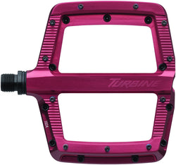 RaceFace Turbine Pedals - Platform, Aluminum, 9/16", Red - Pedals - Turbine Pedals
