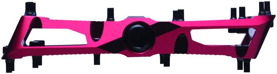 RaceFace Turbine Pedals - Platform, Aluminum, 9/16", Red MPN: 941-00-004-06 UPC: 821973492025 Pedals Turbine Pedals