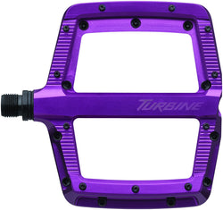 RaceFace Turbine Pedals - Platform, Aluminum, 9/16", Purple - Pedals - Turbine Pedals