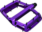RaceFace Turbine Pedals - Platform, Aluminum, 9/16", Purple MPN: 941-00-004-07 UPC: 821973492018 Pedals Turbine Pedals