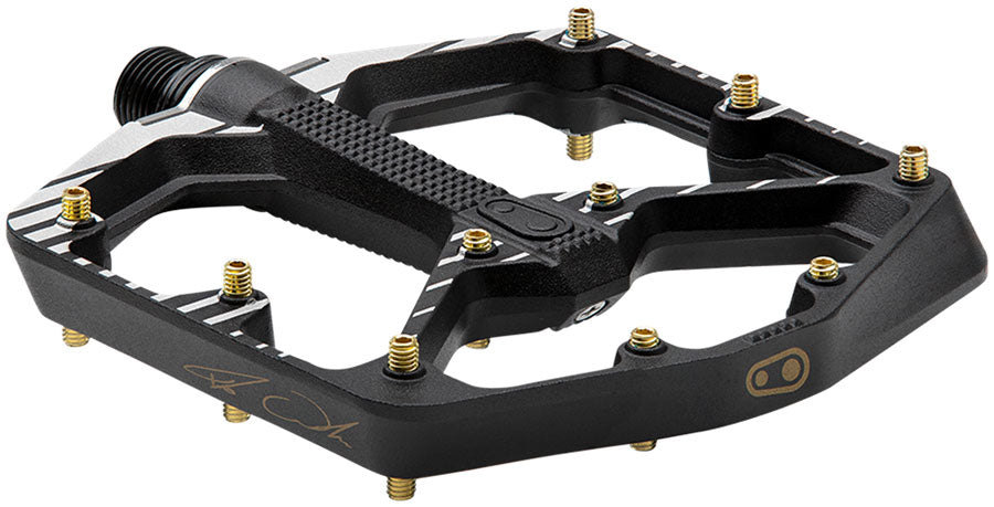 Crankbrothers Stamp 7 Fabio Wibmer Signature Edition Pedals - Platform, Aluminum, 9/16", Black, Large - Pedals - Stamp 7 Pedals