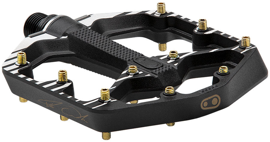 Crankbrothers Stamp 7 Fabio Wibmer Signature Edition Pedals - Platform, Aluminum, 9/16", Black, Small - Pedals - Stamp 7 Pedals