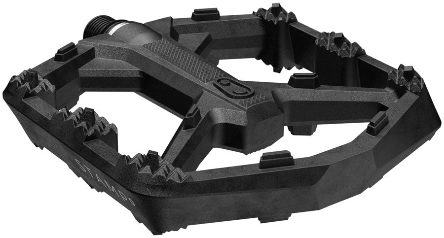 Crankbrothers Stamp 0 Pedals - Platform, Composite, 9/16", Black, Large - Pedals - Stamp 0 Pedals