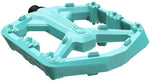 Crankbrothers Stamp 0 Pedals - Platform, Composite, 9/16", Turquoise, Large - Pedals - Stamp 0 Pedals