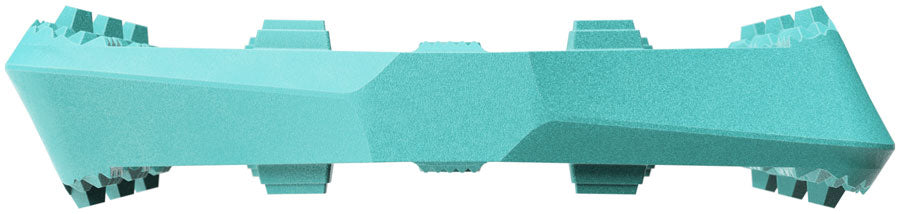 Crankbrothers Stamp 0 Pedals - Platform, Composite, 9/16", Turquoise, Large - Pedals - Stamp 0 Pedals