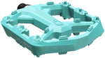 Crankbrothers Stamp 0 Pedals - Platform, Composite, 9/16", Turquoise, Small - Pedals - Stamp 0 Pedals