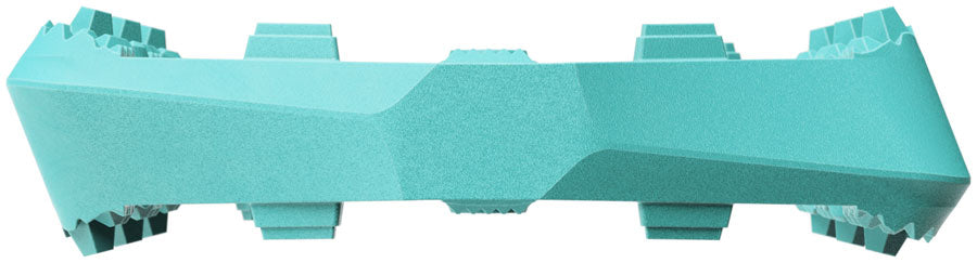 Crankbrothers Stamp 0 Pedals - Platform, Composite, 9/16", Turquoise, Small - Pedals - Stamp 0 Pedals