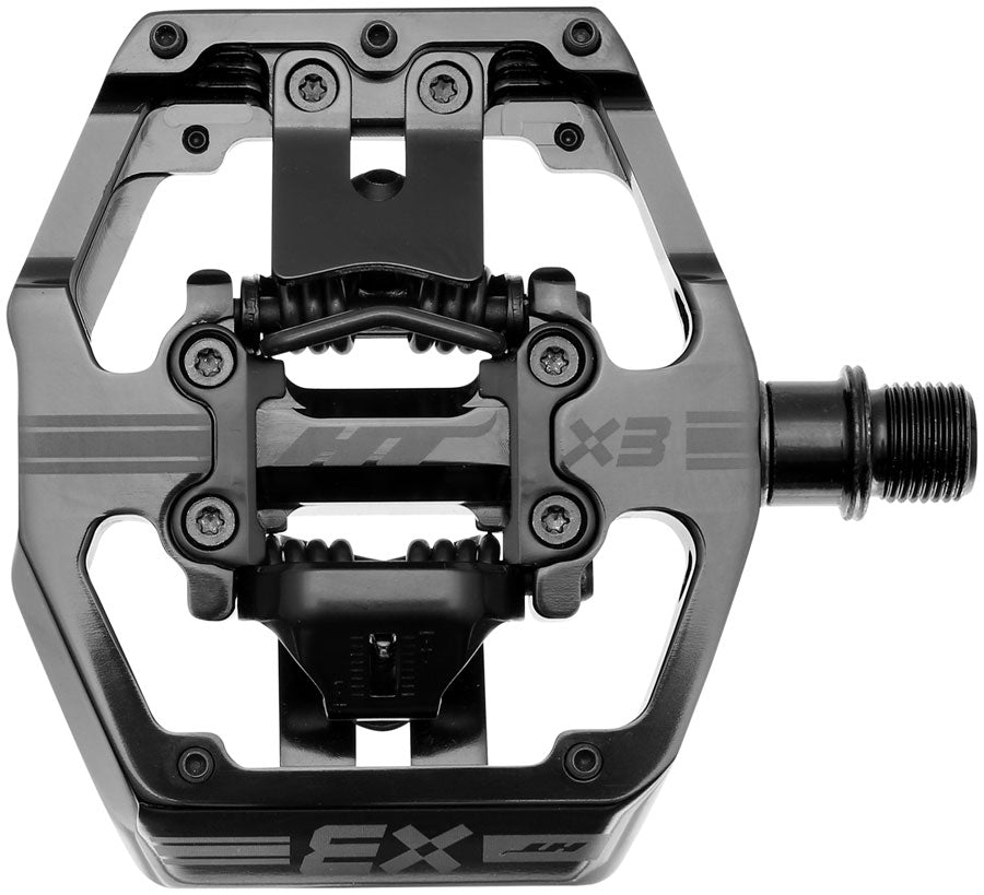 HT Components X3 Pedals - Dual Sided Clipless with Platform, Aluminum, 9/16