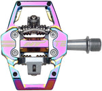 HT Components T2 Pedals - Dual Sided Clipless with Platform, Aluminum, 9/16", Oil Slick MPN: 102001T2XXXX0012G1X1 Pedals T2 Pedals