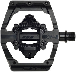 HT Components X2 Pedals - Dual Sided Clipless with Platform, Aluminum, 9/16", Stealth Black MPN: 102001X2XXXX1J01D1X1 Pedals X2 Pedals