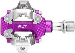 Wolf Tooth ALT XC Clipless Pedals - Dual Sided Clipless, Alloy, 9/16", Ultraviolet Purple, Pair, Shimano SPD - Pedals - ALT XC Clipless Pedals