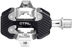 Wolf Tooth CTRL Trail Clipless Pedals - Dual Sided Clipless, Alloy, 9/16", Black, Pair, Shimano SPD - Pedals - CTRL Trail Clipless Pedals