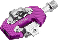 Wolf Tooth CTRL Trail Clipless Pedals - Dual Sided Clipless, Alloy, 9/16", Ultraviolet Purple, Pair, Shimano SPD MPN: CTRL-CLPS-PRU UPC: 810159401982 Pedals CTRL Trail Clipless Pedals