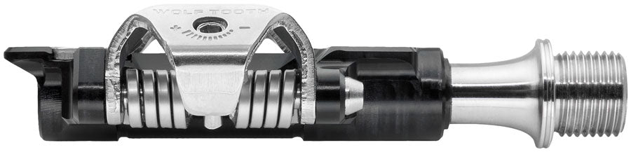 Wolf Tooth DEL Gravel Race Clipless Pedals - Single Sided Clipless, Alloy, 9/16", Black, Pair, Shimano SPD MPN: DEL-CLPS-BLK UPC: 810159401999 Pedals DEL Gravel Race Clipless Pedals