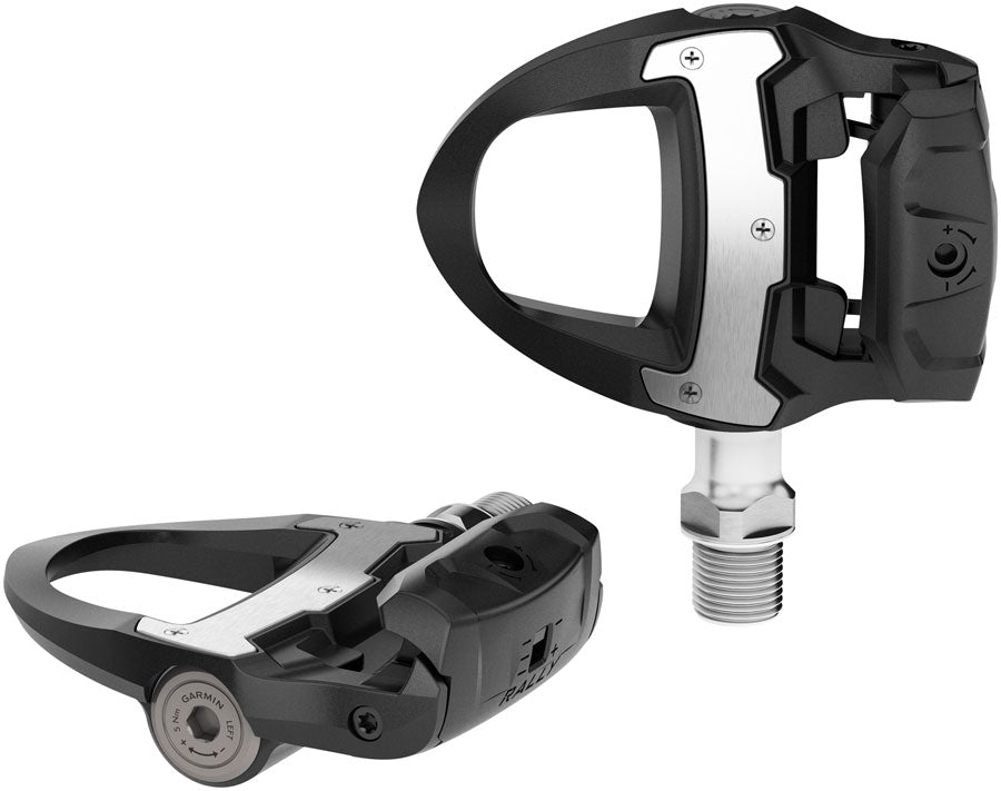 Garmin Rally RS110 Power Meter Pedals - Single Sided Clipless, Composite, 9/16