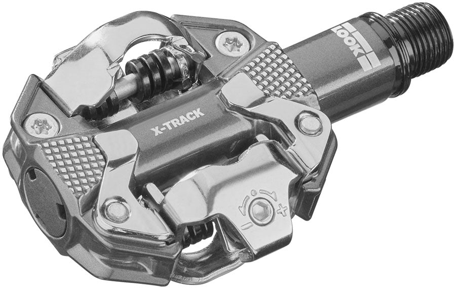 LOOK X-Track Pedals - Dual Sided Clipless, Chromoly, 9/16