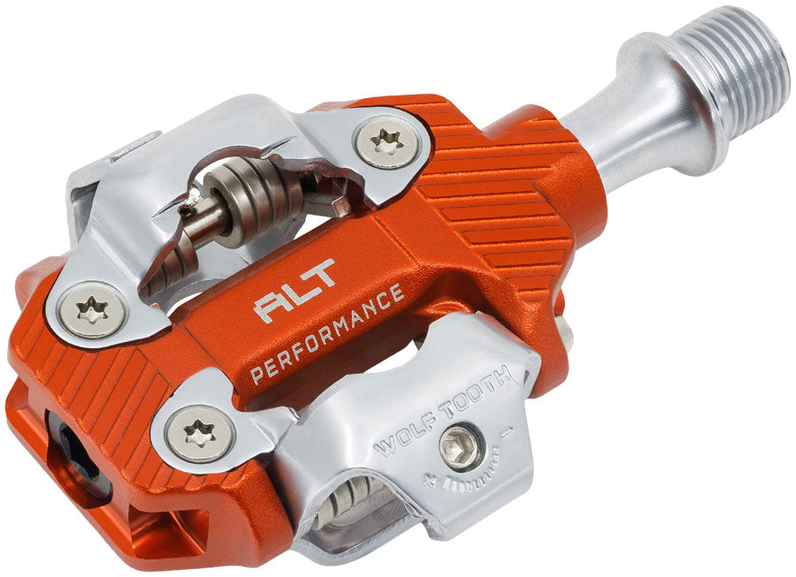 Wolf Tooth ALT XC Performance Clipless Pedals - Dual Sided Clipless, Alloy, 9/16