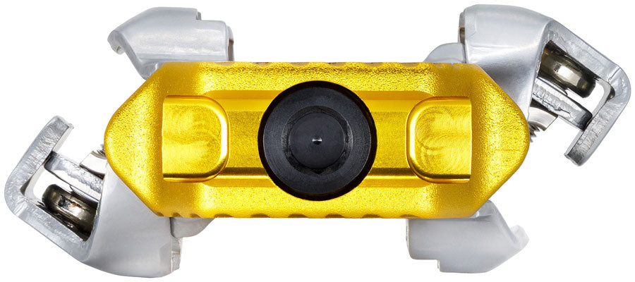 Wolf Tooth ALT XC Performance Clipless Pedals - Dual Sided Clipless, Alloy, 9/16", Gold, Pair, Shimano SPD MPN: ALT-CLPS-PFM-GLD UPC: 810159402996 Pedals ALT XC Performance Pedals