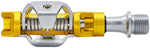 Wolf Tooth ALT XC Performance Clipless Pedals - Dual Sided Clipless, Alloy, 9/16", Gold, Pair, Shimano SPD - Pedals - ALT XC Performance Pedals