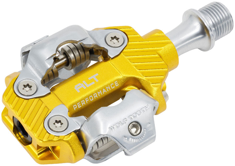 Wolf Tooth ALT XC Performance Clipless Pedals - Dual Sided Clipless, Alloy, 9/16