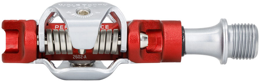 Wolf Tooth ALT XC Performance Clipless Pedals - Dual Sided Clipless, Alloy, 9/16", Red, Pair, Shimano SPD - Pedals - ALT XC Performance Pedals