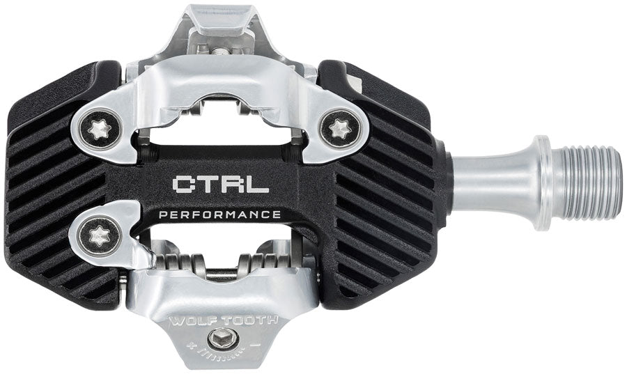 Wolf Tooth CTRL Trail Performance Clipless Pedals - Dual Sided Clipless, Alloy, 9/16", Black, Pair, Shimano SPD - Pedals - CTRL Trail Performance Pedals