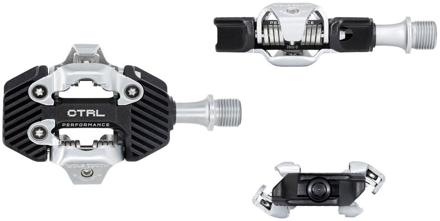 Wolf Tooth CTRL Trail Performance Clipless Pedals - Dual Sided Clipless, Alloy, 9/16", Black, Pair, Shimano SPD MPN: CTRL-CLPS-PFM-BLK UPC: 810159403030 Pedals CTRL Trail Performance Pedals