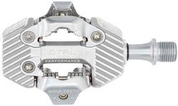 Wolf Tooth CTRL Trail Performance Clipless Pedals - Dual Sided Clipless, Alloy, 9/16", Raw Silver, Pair, Shimano SPD - Pedals - CTRL Trail Performance Pedals